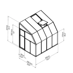 Palram - Canopia 6X8 Barn Plastic Sun Room - Base Not Included 10 Palram - Canopia 6X8 Barn Plastic Sun Room - Base Not Included -Hozelock Shop palram canopia 6x8 barn plastic sun room base not included7290103121501 01t bq