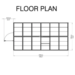 Palram - Canopia Harmony 6x14 Greenhouse 17 Palram - Canopia Harmony 6x14 Greenhouse -Hozelock Shop palram canopia harmony 6x14 greenhouse7290103111205 02t
