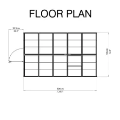 Palram - Canopia Harmony Green 6x10 Greenhouse 15 Palram - Canopia Harmony Green 6x10 Greenhouse -Hozelock Shop palram canopia harmony green 6x10 greenhouse7290103110871 02t bq