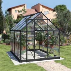 Palram - Canopia Harmony Grey 6X8 Greenhouse