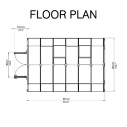 Palram - Canopia Hobby Gardner Green 8x12 Greenhouse 11 Palram - Canopia Hobby Gardner Green 8x12 Greenhouse -Hozelock Shop palram canopia hobby gardner green 8x12 greenhouse7290103121662 02t