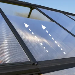 Palram - Canopia Mythos Grey 6X4 Greenhouse -Hozelock Shop palram canopia mythos grey 6x4 greenhouse7290108601022 37c BQ