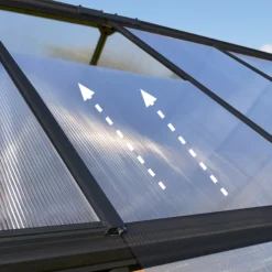 Palram - Canopia Mythos Grey 6X6 Greenhouse -Hozelock Shop palram canopia mythos grey 6x6 greenhouse7290108601039 37c BQ