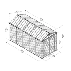 Palram - Canopia Skylight 6x12 Apex Dark Grey Plastic Shed With Floor 7 Palram - Canopia Skylight 6x12 Apex Dark Grey Plastic Shed With Floor -Hozelock Shop palram canopia skylight 6x12 apex dark grey plastic shed with floor7290103123697 01t BQ