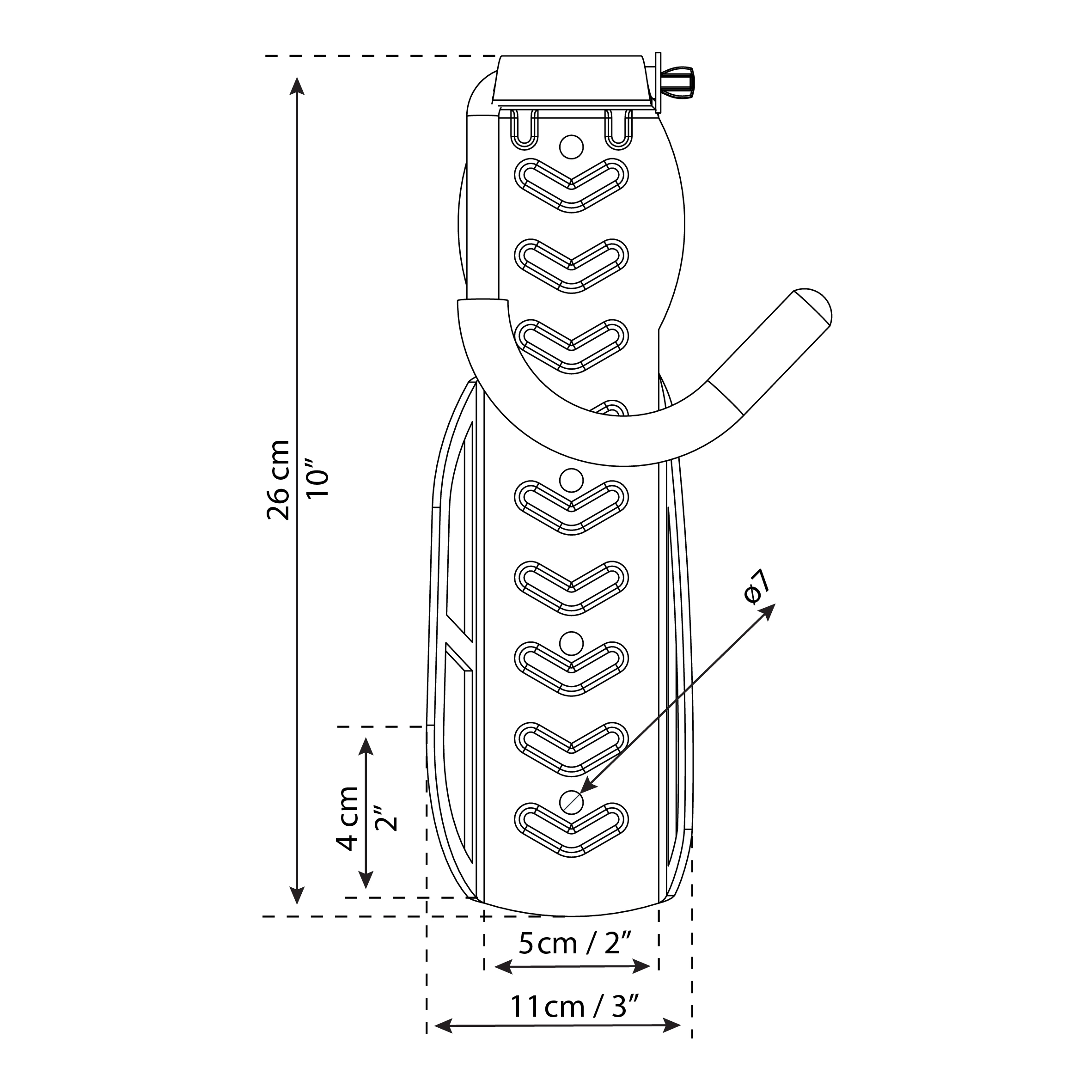 Palram - Canopia Steel Bike Storage Hook 5 Palram - Canopia Steel Bike Storage Hook - Image 5
