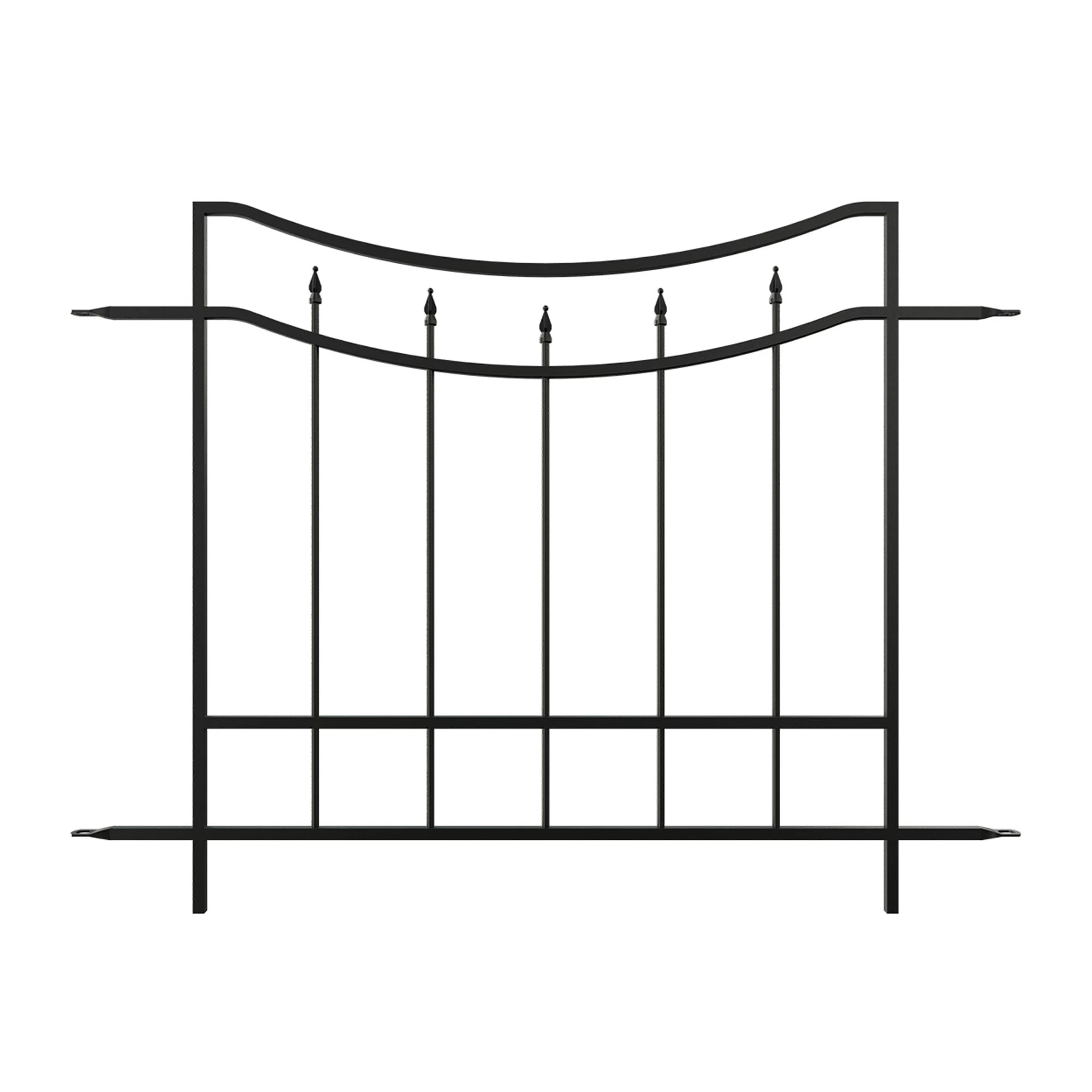 Panacea Curved Traditional Railings, (L)1.22m (H)0.91m (T)20mm 1 Panacea Curved Traditional Railings, (L)1.22m (H)0.91m (T)20mm