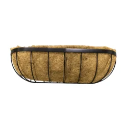 Panacea Hanging Garden Black Wall Rectangular Trough