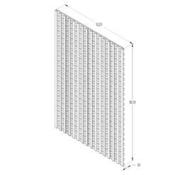 Pine Trellis Panel, Pack Of 5 (W)122cm X (H)183cm 5 Pine Trellis Panel, Pack Of 5 (W)122cm X (H)183cm -Hozelock Shop pine trellis panel pack of 5 w 122cm x h 183cm5013053173442 18bq