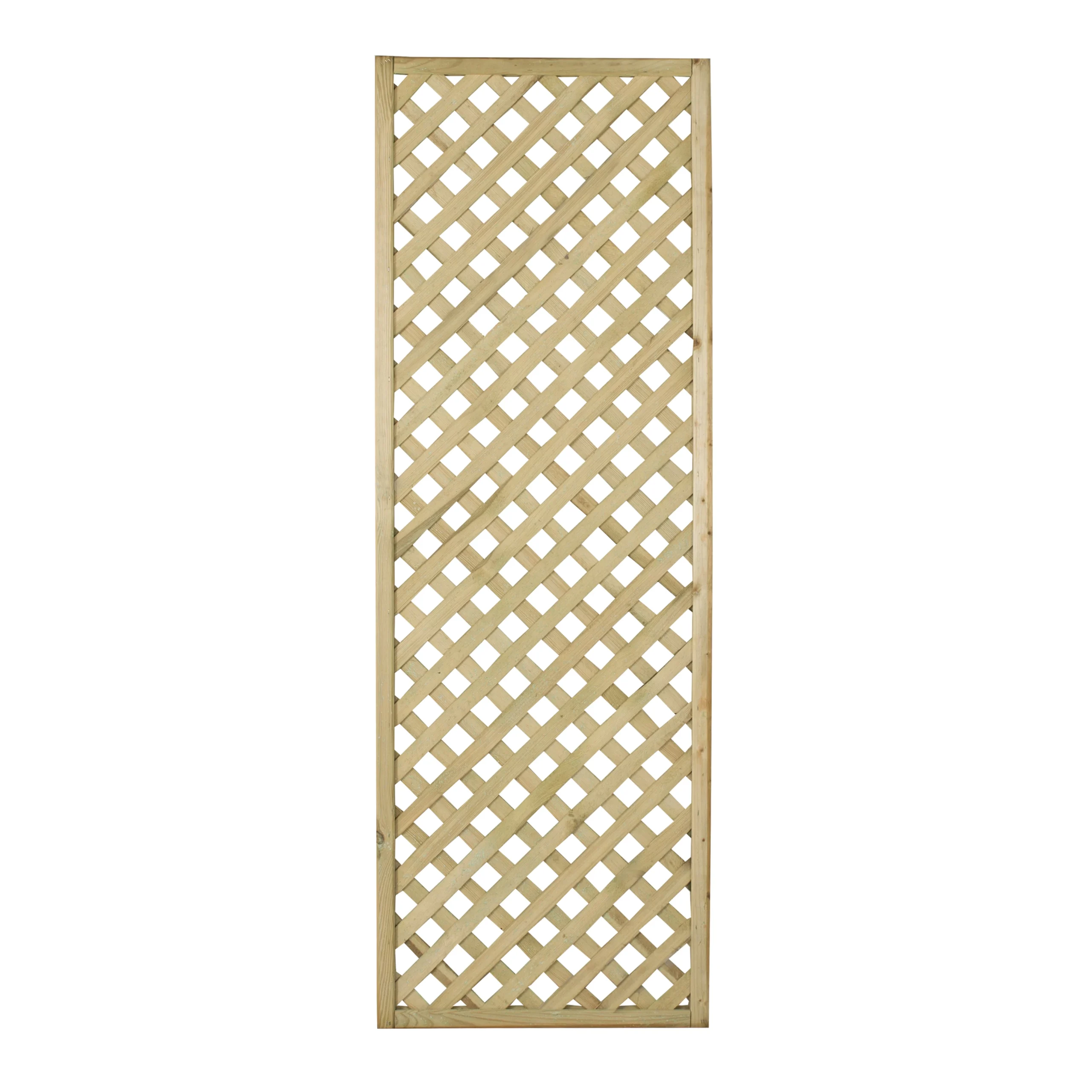 Pine Trellis Panel, Pack Of 5 (W)60cm X (H)180cm 1 Pine Trellis Panel, Pack Of 5 (W)60cm X (H)180cm