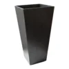 Primeur Sonata Slate Plain Square Plant Pot (Dia)35cm