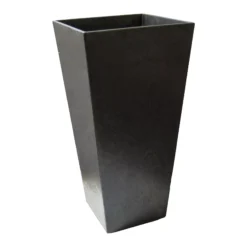 Primeur Sonata Slate Plain Square Plant Pot (Dia)35cm