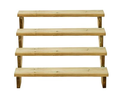 Richard Burbidge Redwood Deck Step (W)1066mm (T)40mm, Set Of 6 1 Richard Burbidge Redwood Deck Step (W)1066mm (T)40mm, Set Of 6