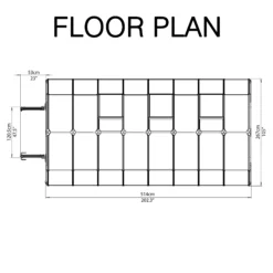Rion Grand Gardner Green 8x16 Greenhouse -Hozelock Shop rion grand gardner green 8x16 greenhouse7290103121594 02t