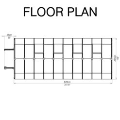 Rion Grand Gardner Green 8x20 Greenhouse 15 Rion Grand Gardner Green 8x20 Greenhouse -Hozelock Shop rion grand gardner green 8x20 greenhouse7290103121648 02t
