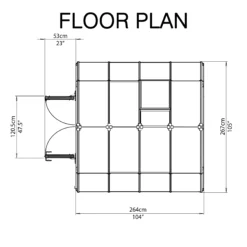 Rion Grand Gardner Green 8x8 Greenhouse -Hozelock Shop rion grand gardner green 8x8 greenhouse7290103121570 02t