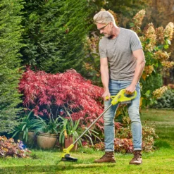 Ryobi ONE+ 18V 230mm Cordless Grass Trimmer RY18LT23A-120 -Hozelock Shop ryobi one 18v 230mm cordless grass trimmer ry18lt23a 1204892210203748 02i bq