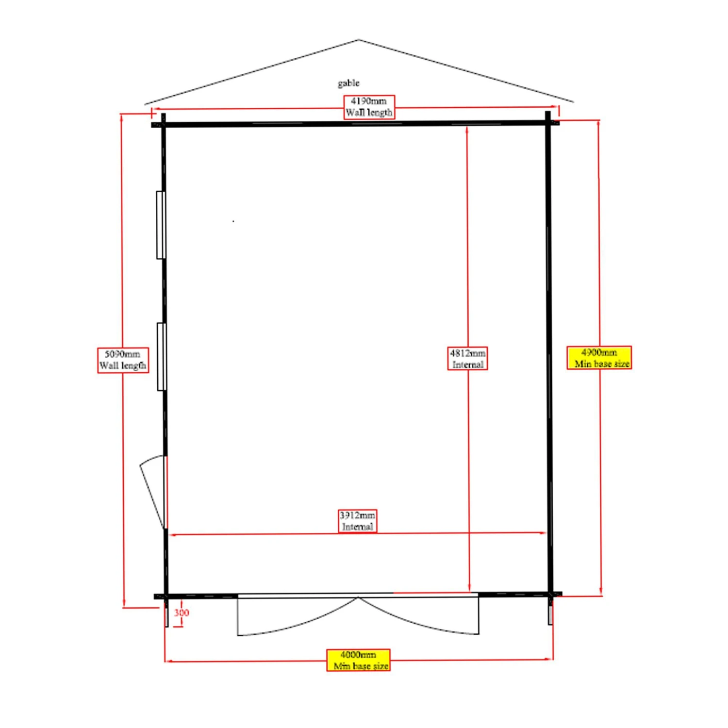 Shire 17x14 Bradenham Wooden Garage - Assembly Service Included 9 Shire 17x14 Bradenham Wooden Garage - Assembly Service Included - Image 9