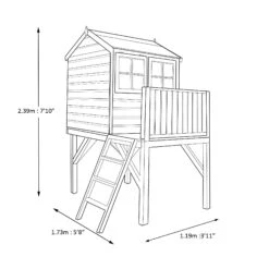 Shire 6x4 Bunny Whitewood Pine Playhouse Assembly Service Included 9 Shire 6x4 Bunny Whitewood Pine Playhouse Assembly Service Included -Hozelock Shop shire 6x4 bunny whitewood pine playhouse assembly service included5019804111749 03t