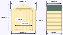 Shire 6x4 Ft Apex Overlap Shed With Floor -Hozelock Shop shire 6x4 ft apex overlap shed with floor5019804465446 19bq