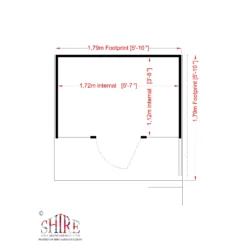 Shire 6x6 Stork Whitewood Pine Playhouse Assembly Required -Hozelock Shop shire 6x6 stork whitewood pine playhouse assembly required5019804111756 02t