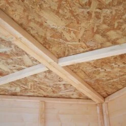 Shire 7x7 Glass Pent Shiplap Wooden Summer House - Base Not Included -Hozelock Shop shire 7x7 glass pent shiplap wooden summer house base not included03455784 03i bq