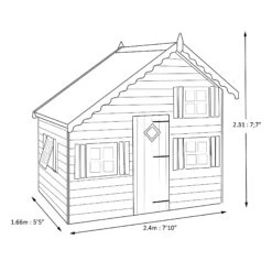 Shire 8x6 Loft Whitewood Pine Playhouse Assembly Service Included -Hozelock Shop shire 8x6 loft whitewood pine playhouse assembly service included5019804111787 04t