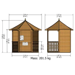 Shire Arbour, (H)2600mm (W)2160mm (D)1870mm - Assembly Required 8 Shire Arbour, (H)2600mm (W)2160mm (D)1870mm - Assembly Required -Hozelock Shop shire arbour h 2600mm w 2160mm d 1870mm assembly required5060437982206 01t bq