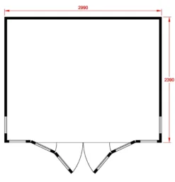 Shire Blenheim 10x8 Glass Bi-fold Door Apex Shiplap Wooden Summer House - Base Not Included 15 Shire Blenheim 10x8 Glass Bi-fold Door Apex Shiplap Wooden Summer House - Base Not Included -Hozelock Shop shire blenheim 10x8 glass bi fold door apex shiplap wooden summer house base not included5019804225491 03t