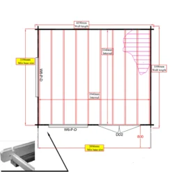 Shire Danbury 14x12 Toughened Glass Pent Tongue & Groove Wooden Cabin - Base Not Included -Hozelock Shop shire danbury 14x12 toughened glass pent tongue groove wooden cabin base not included5019804412143 03t