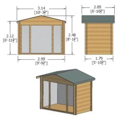Shire Epping 10x6 Toughened Glass Apex Tongue & Groove Wooden Cabin -Hozelock Shop shire epping 10x6 toughened glass apex tongue groove wooden cabin5019804119455 01t bq