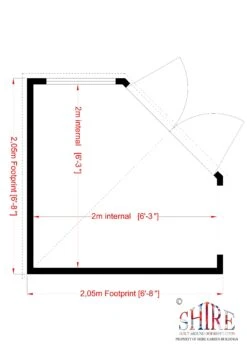 Shire Hampton 7x7 Glass Pent Shiplap Wooden Summer House - Base Not Included -Hozelock Shop shire hampton 7x7 glass pent shiplap wooden summer house base not included5019804779833 03t