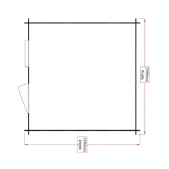 Shire Hartley 10x10 Apex Tongue & Groove Wooden Cabin (Base Included) 18 Shire Hartley 10x10 Apex Tongue & Groove Wooden Cabin (Base Included) -Hozelock Shop shire hartley 10x10 apex tongue groove wooden cabin base included 5019804198863 02t