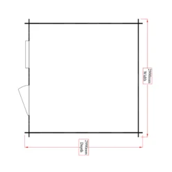 Shire Hartley 8x6 Glass Apex Tongue & Groove Wooden Cabin - Base Included -Hozelock Shop shire hartley 8x6 glass apex tongue groove wooden cabin base included5397007006421 02t bq