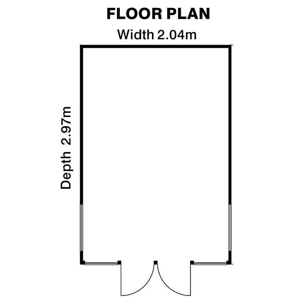 Shire Kensington 10x7 Glass Apex Shiplap Wooden Summer House - Base Not Included 7 Shire Kensington 10x7 Glass Apex Shiplap Wooden Summer House - Base Not Included - Image 7