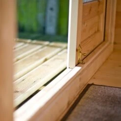 Shire Kingswood 18x20 Glass Apex Tongue & Groove Wooden Cabin - Base Not Included -Hozelock Shop shire kingswood 18x20 glass apex tongue groove wooden cabin base not included5019804194735 03i bq