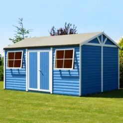 Shire Mammoth 15x10 Glass Apex Wooden Workshop - Base Not Included -Hozelock Shop shire mammoth 15x10 glass apex wooden workshop base not included5019804153138 01i bq