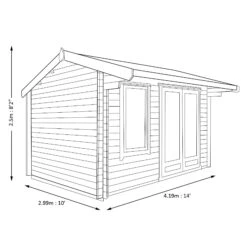 Shire Marlborough 10x14 Ft Apex Tongue & Groove Wooden Cabin With Felt Tile Roof - Assembly Service Included -Hozelock Shop shire marlborough 10x14 ft apex tongue groove wooden cabin with felt tile roof assembly service included5019804112432 03t