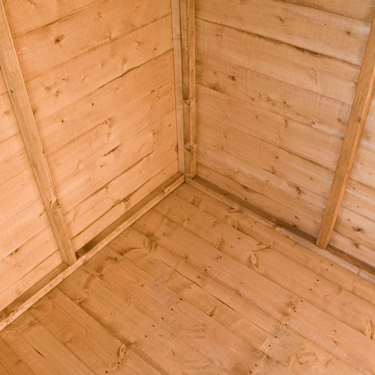 Shire Milton 8x9 Glass Apex Shiplap Wooden Summer House - Base Not Included 3 Shire Milton 8x9 Glass Apex Shiplap Wooden Summer House - Base Not Included - Image 3