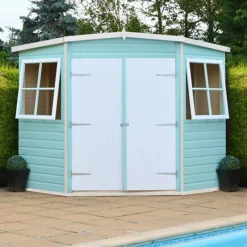 Shire Murrow 10x10 Ft Pent Shiplap Wooden Shed With Floor - Assembly Service Included -Hozelock Shop shire murrow 10x10 ft pent shiplap wooden shed with floor assembly service included5019804010103 01i BQ