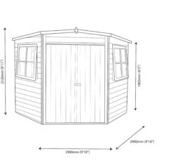 Shire Murrow 10x10 Ft Pent Shiplap Wooden Shed With Floor - Assembly Service Included -Hozelock Shop shire murrow 10x10 ft pent shiplap wooden shed with floor assembly service included5019804010103 01t bq