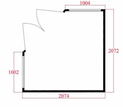 Shire Murrow 7x7 Ft Pent Shiplap Wooden 2 Door 2 Windows Shed With Floor -Hozelock Shop shire murrow 7x7 ft pent shiplap wooden 2 door 2 windows shed with floor5019804773480 18bq