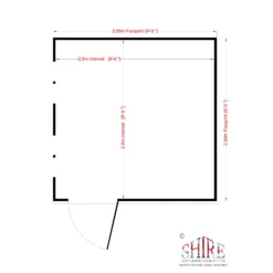 Shire Security Cabin 10x10 Ft Pent Shiplap Wooden Shed With Floor - Assembly Service Included 6 Shire Security Cabin 10x10 Ft Pent Shiplap Wooden Shed With Floor - Assembly Service Included -Hozelock Shop shire security cabin 10x10 ft pent shiplap wooden shed with floor assembly service included5019804112234 03t