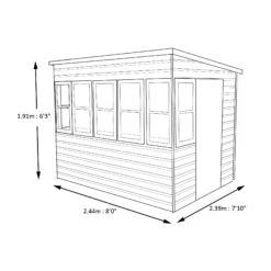 Shire Sun 8x8 Glass Pent Shiplap Wooden Summer House - Base Not Included 18 Shire Sun 8x8 Glass Pent Shiplap Wooden Summer House - Base Not Included -Hozelock Shop shire sun 8x8 glass pent shiplap wooden summer house base not included5019804112029 01t