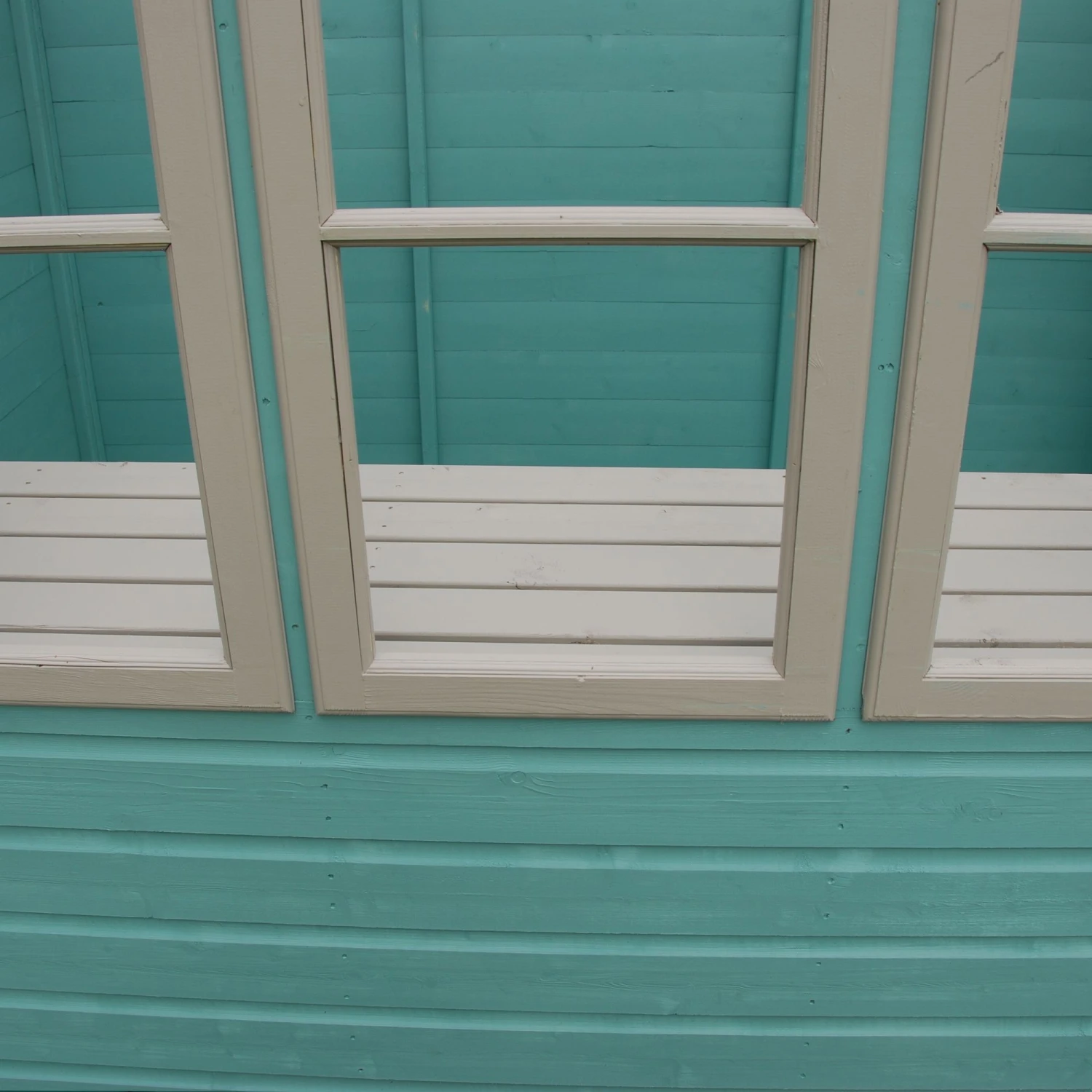 Shire Sun Pent 8x6 Ft Pent Shiplap Wooden 7 Windows Shed With Floor 2 Shire Sun Pent 8x6 Ft Pent Shiplap Wooden 7 Windows Shed With Floor - Image 2