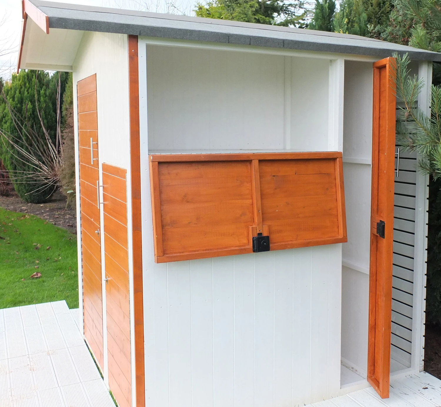 Shire Tongue & Groove Wooden 6x6 Apex Garden Storage - Assembly Service Included 5 Shire Tongue & Groove Wooden 6x6 Apex Garden Storage - Assembly Service Included - Image 5