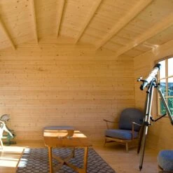 Shire Twyford 14x17 Glass Apex Tongue & Groove Wooden Cabin - Base Not Included -Hozelock Shop shire twyford 14x17 glass apex tongue groove wooden cabin base not included5019804036158 02i bq