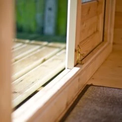 Shire Twyford 14x17 Toughened Glass Apex Tongue & Groove Wooden Cabin - Base Not Included -Hozelock Shop shire twyford 14x17 toughened glass apex tongue groove wooden cabin base not included5019804036141 04i