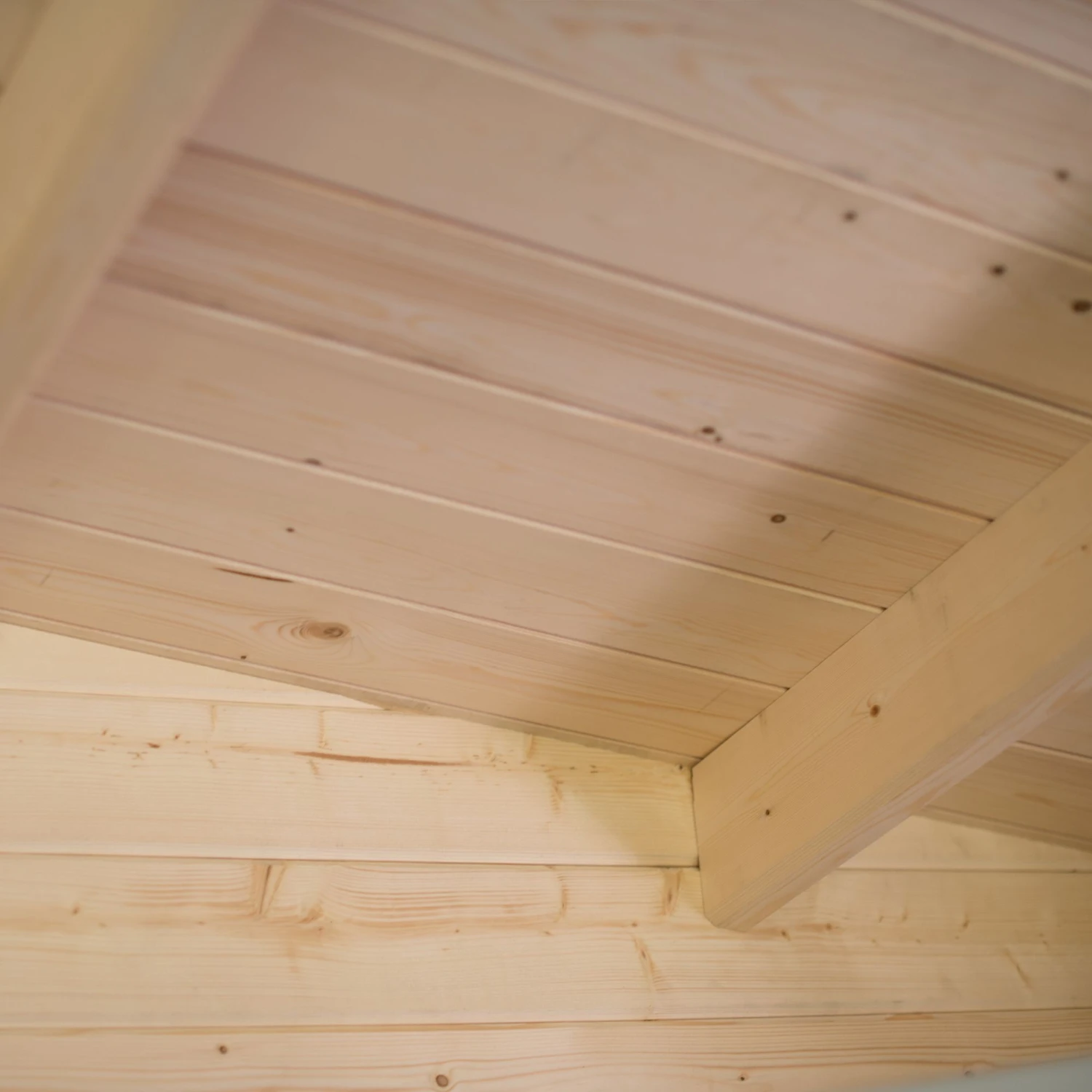 Shire Twyford 16x17 Ft Toughened Glass Apex Tongue & Groove Wooden Cabin With Felt Tile Roof 4 Shire Twyford 16x17 Ft Toughened Glass Apex Tongue & Groove Wooden Cabin With Felt Tile Roof - Image 4