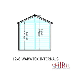 Shire Warwick 12x6 Ft Apex Shiplap Wooden 2 Door Shed With Floor - Assembly Service Included 24 Shire Warwick 12x6 Ft Apex Shiplap Wooden 2 Door Shed With Floor - Assembly Service Included -Hozelock Shop shire warwick 12x6 ft apex shiplap wooden 2 door shed with floor assembly service included5019804126903 02t bq