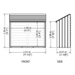 Shire Wooden 5x2 Log Store 6 Shire Wooden 5x2 Log Store -Hozelock Shop shire wooden 5x2 log store5060490130347 01t bq